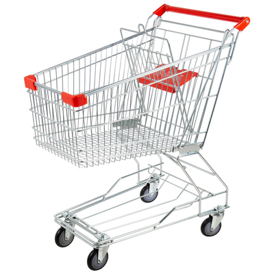 Chariot asiatique bon marché de haute qualité de chariot à épicerie de supermarché du style 125L